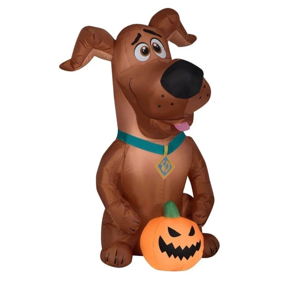 5ft Scooby Doo with Pumpkin Halloween Inflatable